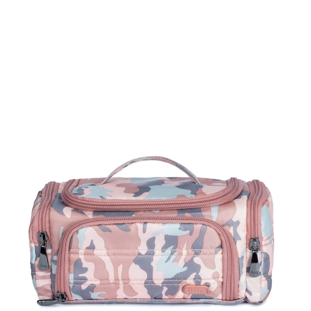 NWT Lug Mini Trolley Cosmetic Case in Camo Rose